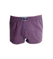 Mode XL Büyük Beden Erkek Boxer Desenli Poplin 6348 Bordo