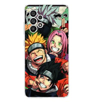 Samsung Galaxy A23 Uyumlu Naruto Tasarımlı Şeffaf Telefon Kılıfı