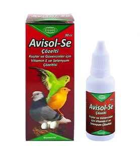 Biyoteknik Avi-sol-SE Kuş Vitamin 30 cc 1 Adet