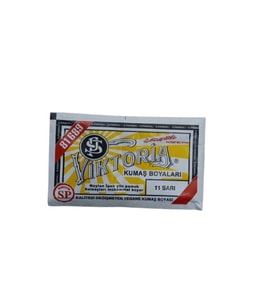 11 - Kumaş Boyası Sarı 11 Gr