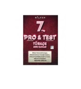 Bilfen Yayınları 7. Sınıf Türkçe Pro & Test Soru Bankası