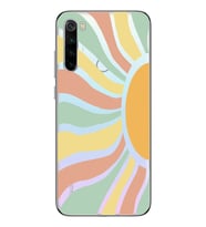 Redmi Note 8 Uyumlu Güneş Desenli Şeffaf Telefon Kılıfı