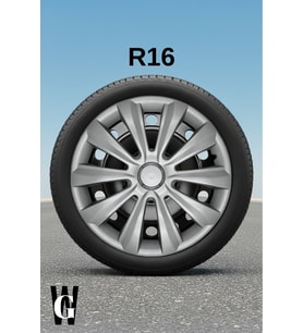 Opel Calibra 16 İnç Jant Kapağı (4 ADET) Gri G119