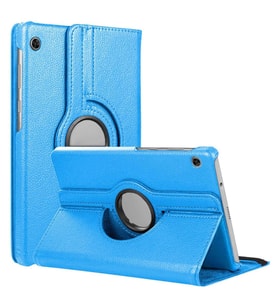 Microsonic Lenovo Tab M10 TB-X505F 10.1` Kılıf, (ZA4G0072TR) 360 Rotating Stand Deri Mavi