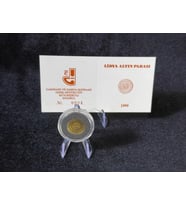 Darphane Lidya Altın Parası – 1999  Proof  24 Ayar Altın Sikke (Sertifikalı)