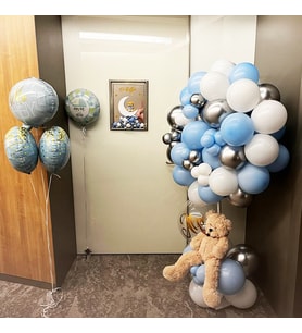 Ayıcıklı Dekoratif Balon Buketi