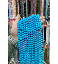Turkuaz Taşı Küre Kesim Mavi 10mm Doğal Taş Dizi