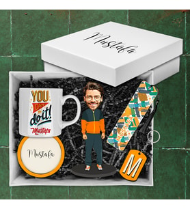 Motto Gift Erkeklere Özel Tasarım Karikatür Biblolu Hediye Kutusu 112979