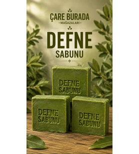 El Yapımı & Doğal Defne Sabunu (3 ADET)