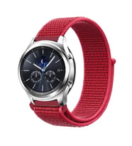 BİPOWER Samsung Watch 22mm KRD3 Hasır Kordon Kırmızı