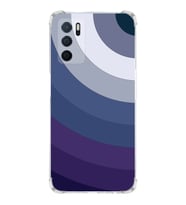 PrintiFy Oppo A16 Uyumlu Köşe Korumalı Renk Cümbüşü E Tasarımlı Şeffaf Silikon Kılıf