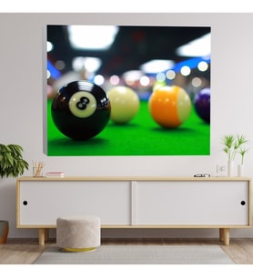 Bilardo Topu Kanvas Tablo