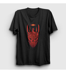 Presmono Unisex Siyah Sauron 3 Yüzüklerin Efendisi Lord Of The Rings T-Shirt 487390tt