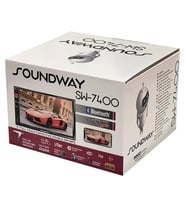 SOUNDWAY SW-7400 Double Teyp 7 İnç 4x60 Watt Mirrorlink