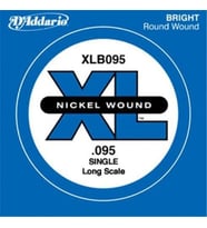Daddario XLB095 Bas Gitar Tek Tel 0.095 İnç - XL Nickel Wound