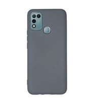 İnfinix Hot 10 Play Kılıf Nano İçi Kadife Silikon - Gri