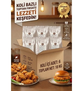 Çıtır Tavuk Pane Harcı 3000 G x 6 Adet - 1 Koli (Koli Bazlı Avantaj Paketi)