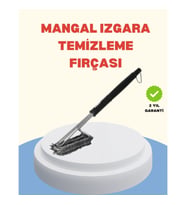 Mey İthalat® Uzun Saplı Izgara Temizleme Fırçası Çelik Telli