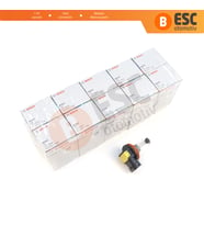 Kısa Uzun Far Sis Lambası için 10 Adet BOSCH BASIC 1 987 302 805 H8 12V 35W PGJ19-1 H8 Halojen Ampul