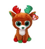 TY Beanie Boo Christmas Tinseltoes Reindeer 15 Cm (Kahverengi)