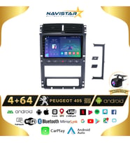 Peugeot 405  2010-2019 Model 4GB + 64GB Android 13 Kablosuz Carplay Navigasyon Multimedya Sistemi