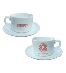 Kişiye Özel Anneler Günü Temalı Fincan HK2649 (Beyaz)