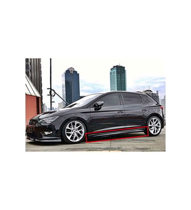 SEAT LEON MK3 R UYUMLU  MARŞPİYEL SAĞ SOL TAKIM FİBERGLASS BOYASIZ