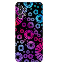 Samsung Galaxy M14 Kılıf Silikon Desen Özel Seri Daireler 1751