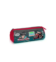 CORAL HIGH 22064 KIDS GRİ NEFTİ ANİME MOTORSİKLET DESENLİ ÜÇ BÖLMELİ KALEM ÇANTASI