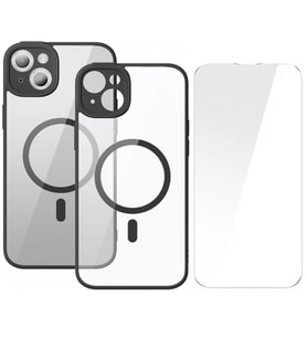 Baseus Frame Series iPhone 14 Plus 6.7 Kamera Koruyuculu Magsafe Kılıf + Tempered - SSSSSS2216-9