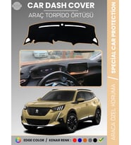 PEUGEOT 2008 (2019-2021) Torpido Örtüsü Panel Koruma Torpido Koruma Birebir Uyum Kaymaz Özel Kesim