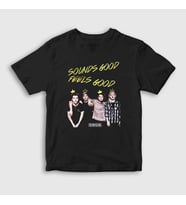 Presmono Unisex Çocuk Siyah Band 5 Seconds Of Summer T-Shirt 78732tt