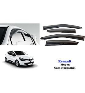 Renault Clio 4 HB Mugen Cam Kenar Rüzgarlığı 2012-