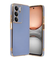 Realme C75 4g Kılıf Volet Silikon - Mavi