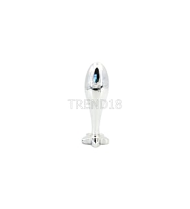 Gümüş Metal Tıkaç – Ortaboy Gümüş Plug Penis Görünümlü Metal Plug