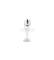Gümüş Metal  Tıkaç – Ortaboy Gümüş  Plug Penis Görünümlü Metal  Plug