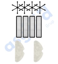 Dreame D10S, D10S PRO, D9 MAX GEN2 Uyumlu 4 Yan Fırça 4 Filtre 2 Mop PKT-iasgf0000252