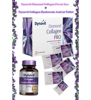 Dynavit Diamond Collagen Pro 30 Saşe +Dynavit Collagen Hyaluronic Acid 30 Tablet