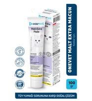 OneVet Kedi Maltı 100 Gr Tüy Yumağı Önleyici Malt Macunu