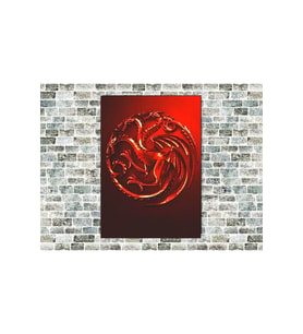 Game Of Thrones Targaryen Arma Ahşap Tablo