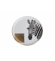 Porland Wild Life Zebra Düz Tabak 20cm