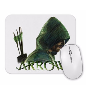 Green Arrow Mouse Pad