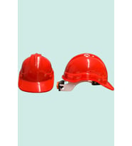 Plastik Baret Ayarlanabilir ve Darbeye Dayanıklı ISG Başlığı Kb660 Karam Vidalı (Kırmızı)