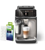 5500 Serisi LatteGo Tam Otomatik Espresso Makinesi (EP5547/90) ve Philips Espresso Makinesi Kahve Yağı Çözücü Tablet (CA6704/10)