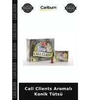 Özel Üretim Koku Hediye Ev Dekorasyonu Call Clients Aromalı Konik Tütsü