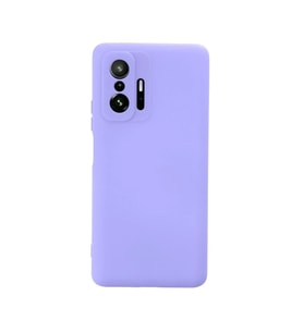 Xiaomi Mi 11T Pro Kılıf Nano içi Kadife Silikon - Lila