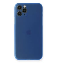 Newface Apple iPhone 11 Pro Max Kılıf PP Ultra İnce Kapak - Mavi