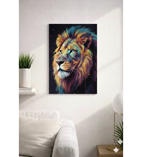 LION39  TASARIM MDF TABLO (27X18)
