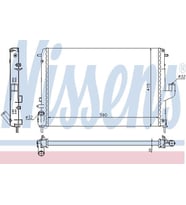 RADYATÖR 346210 LOGAN SANDERO DUSTER 1.5DCI K9K 08-> (BRAZING)