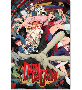 Erik Poster Sanatsal Baskı Dan Dan Dan Sezon 1 Poster Dekorasyon Oturma Odası veya Yatak Odası Dekorasyonu - Dekorasyon Odası - Boyut 61 x 91 - Resmi Manga Anime Ürünü